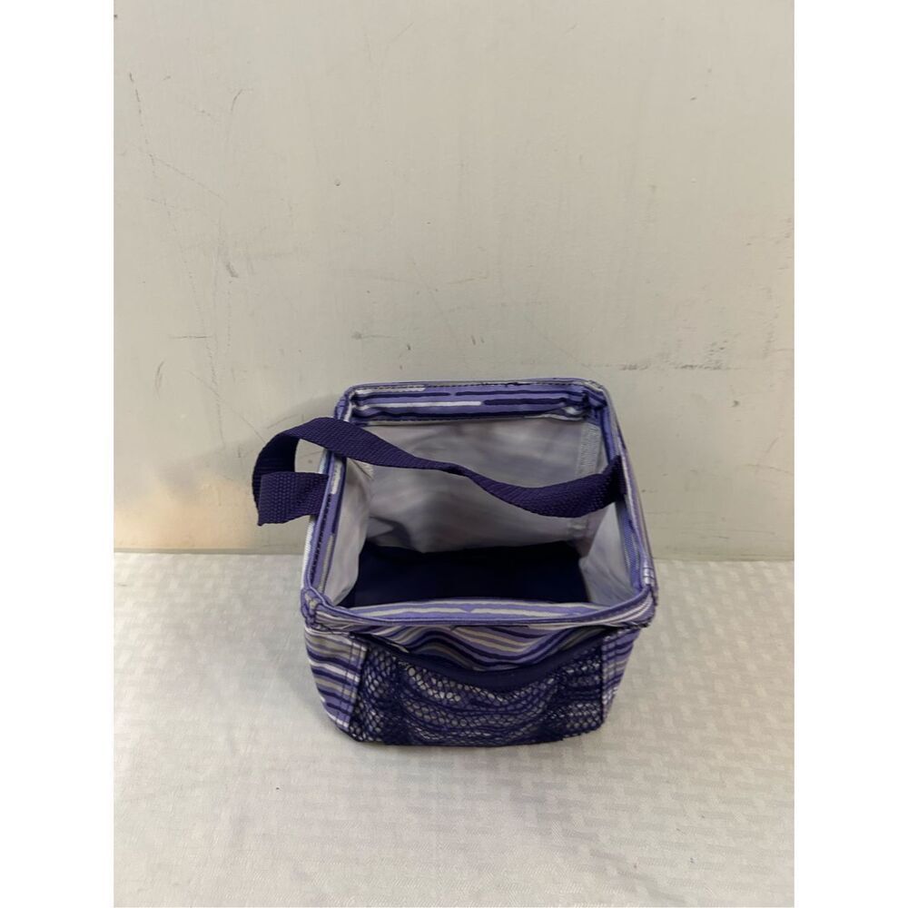 31 Thirty one Square caddy purple stripes‎